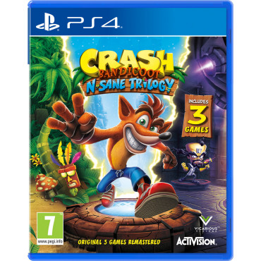 Crash Bandicoot N. Sane Trilogy [PS4, английская версия] (Б/У)