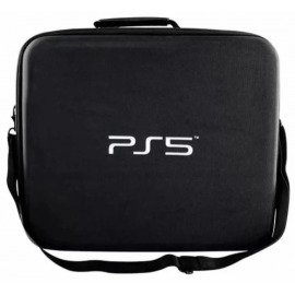 Сумка для консоли и геймпадов жесткая PS5 черная
