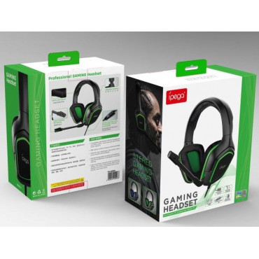 Наушники PS4/PC/Switch/Xone Wired Gaming Headset Green PG-R006G iPega