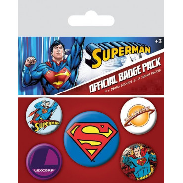 Набор значков Superman 5 шт BP80484