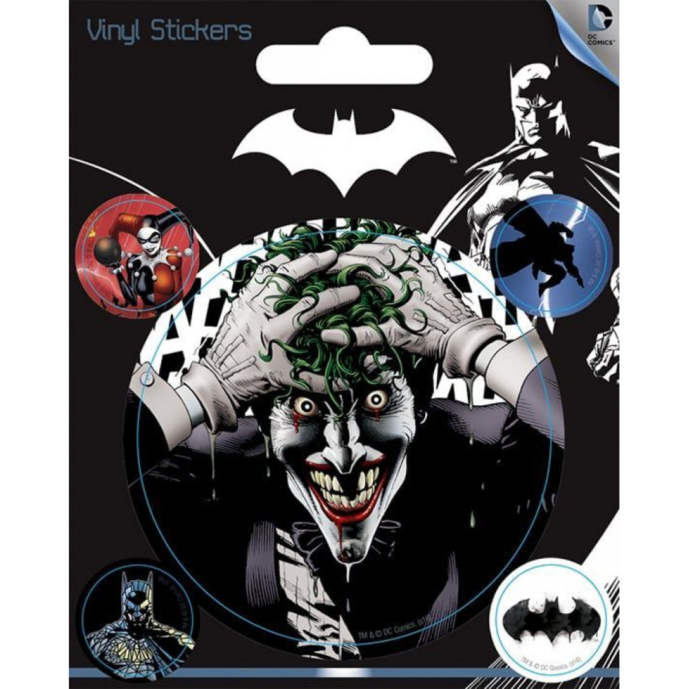 Наклейки DC Comics (Batman) Vinyl Sticker Pack 5шт PS7291