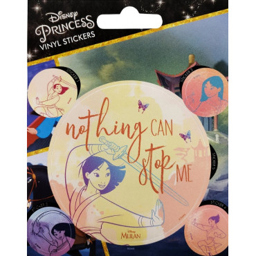 Наклейки Mulan (Nothing Can Stop Me) Vinyl Sticker Pack 5шт PS7446